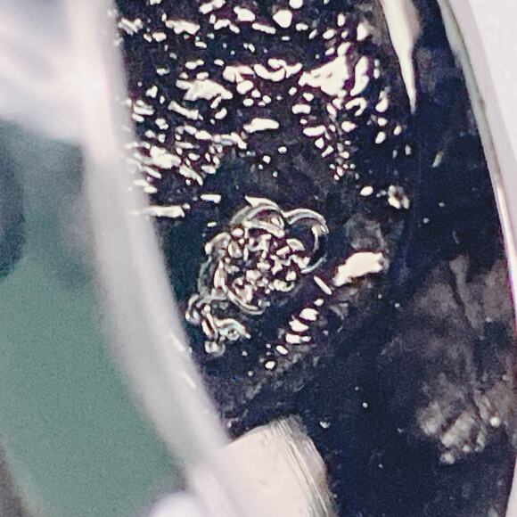 Y2K Princess Amanda Borghese Cocktail Ring Rainbow Rhinestones Gunmetal Size 7 - Picture 10 of 12